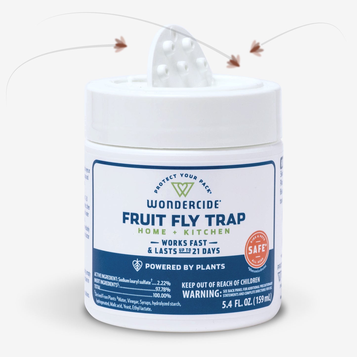 Wondercide Fruit Fly Trap is plant-powered, proven to work, and a snap