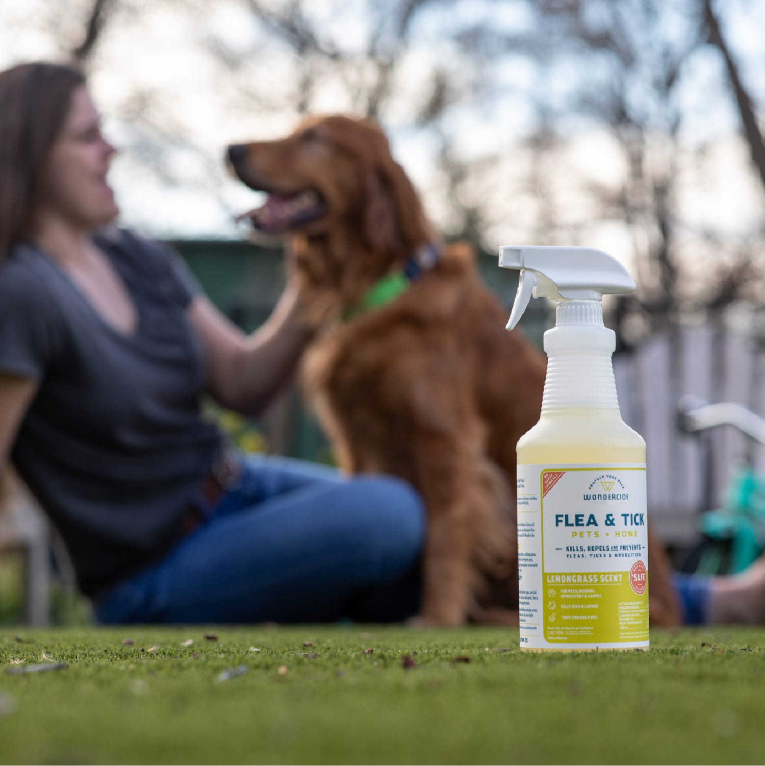 Lemongrass Flea Tick Spray for Pets Home Wondercide