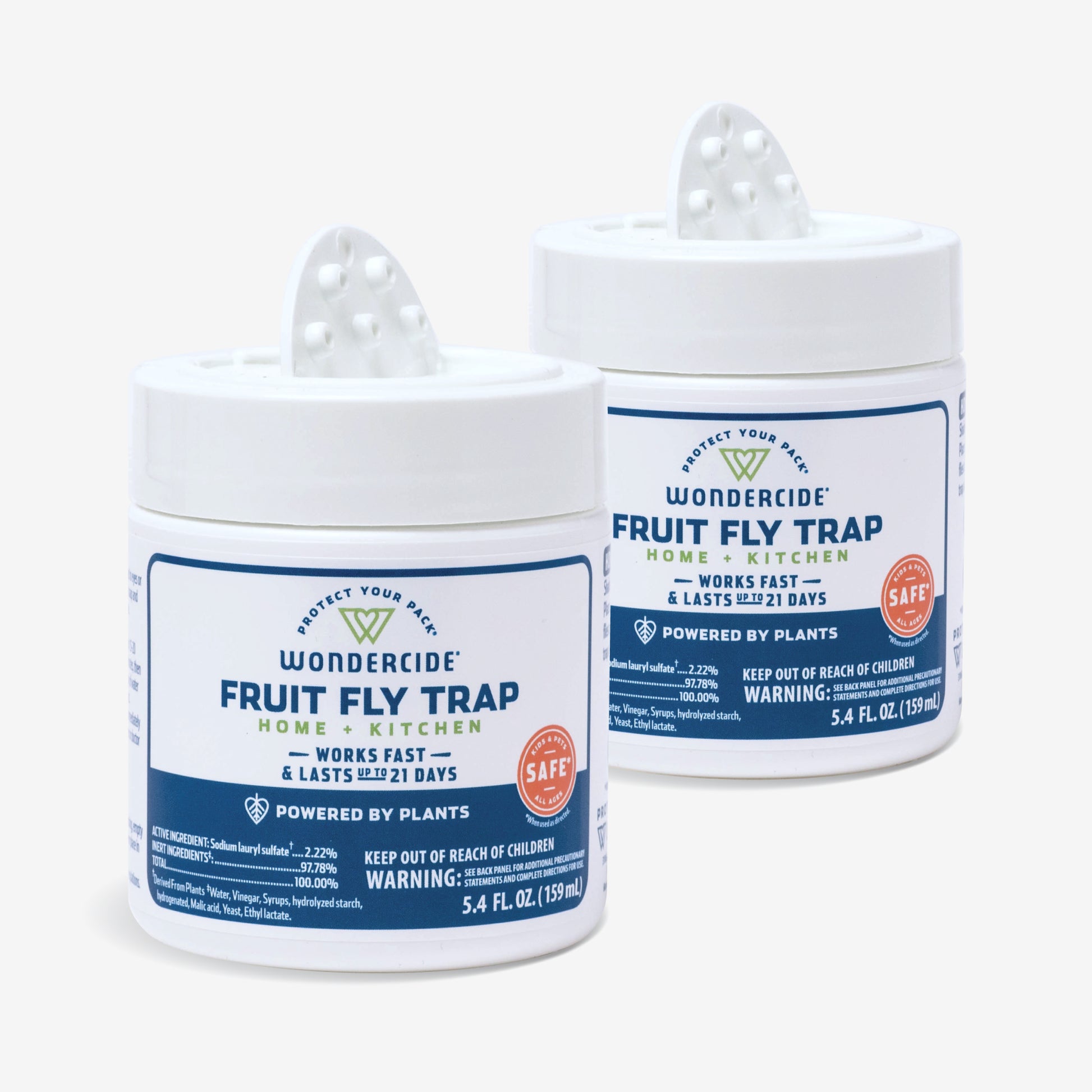 GREENSTRIKE 2-Pack Fruit Fly Traps for Indoors use. 120 Days Solution –  Gnat Trap and Effective Fruit Fly Trap – Easy to Use – Best for Kitchen –